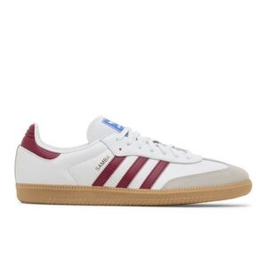 Rare Brand New Adidas Samba 'White Burgundy Gum' Size Men's 13 Sku IF3813